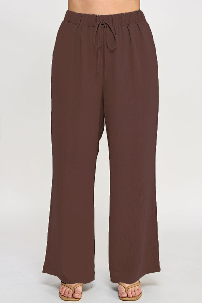 Woven Wide Leg Pants